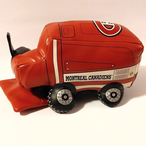 Montreal Canadians HABS NHL HOCKEY Zamboni Plush Toy - Picture 2 of 6